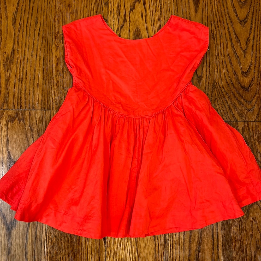 Tea collection red swing dress, size 3